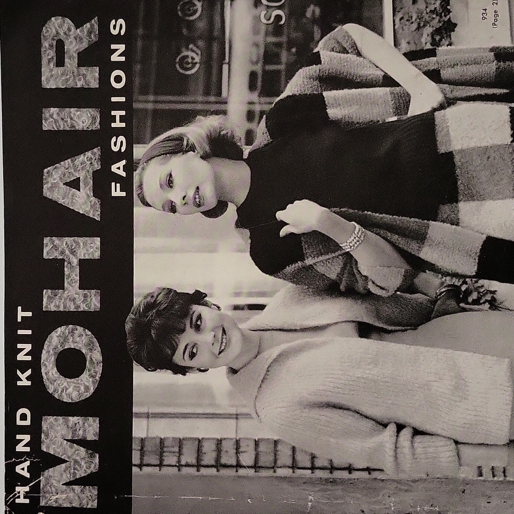 Hand Knit Mohair Fashions By Bear Brand And Fleisher Yarns - 1959 Volume 48
